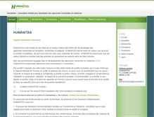 Tablet Screenshot of humanitas.fr